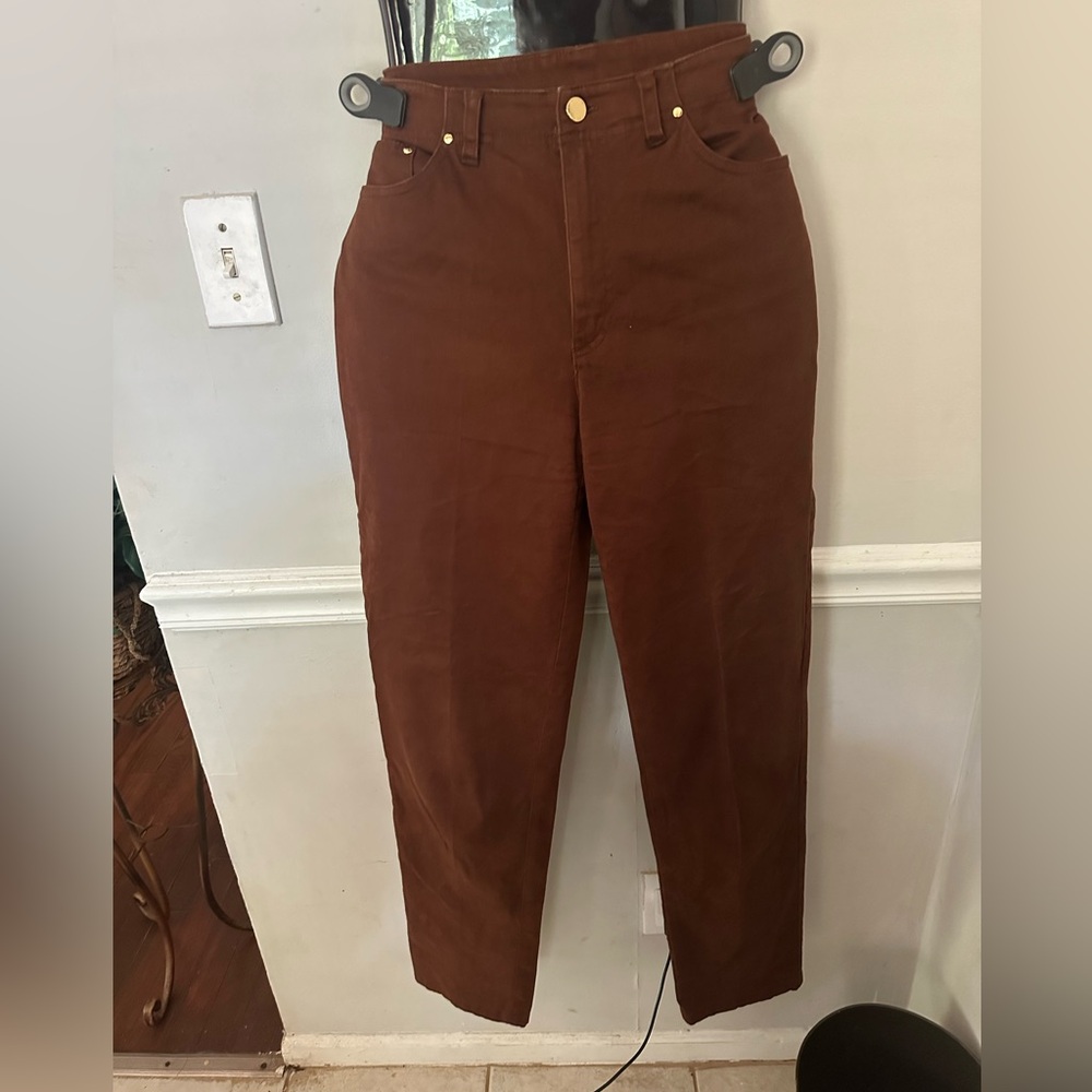 Women's Lauren Jeans co - brown pants size 4